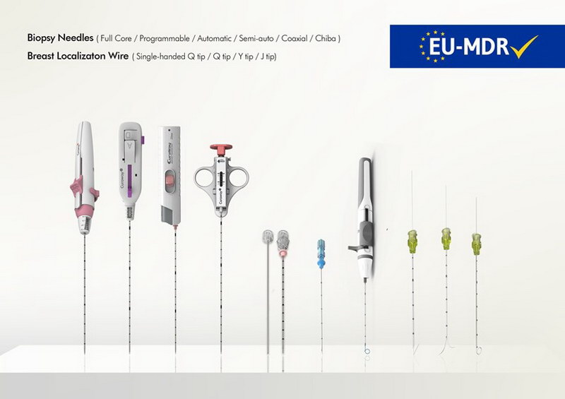 Our Biopsy Needles and Breast Lesion Localization Wires have officially obtained EU MDR certification!2